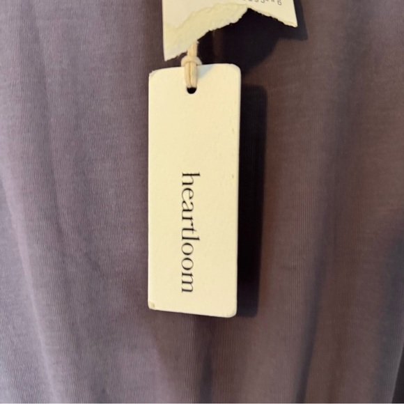 New Heartloom Side Cut Out Short Sleeve, Back Knot, Midi Dress in Galaxy XS - Picture 15 of 16